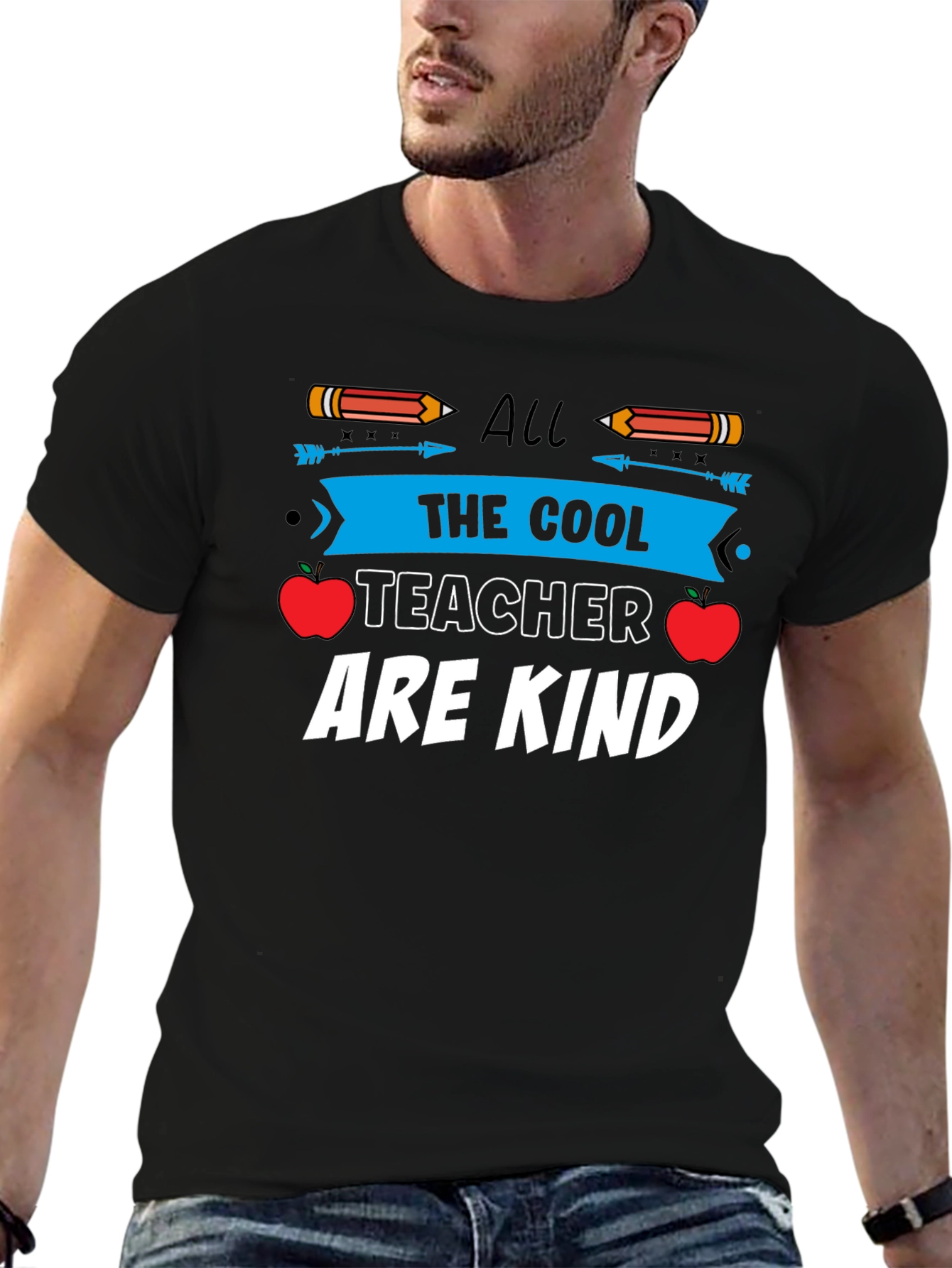 Cool Teacher Graphic T-Shirt
