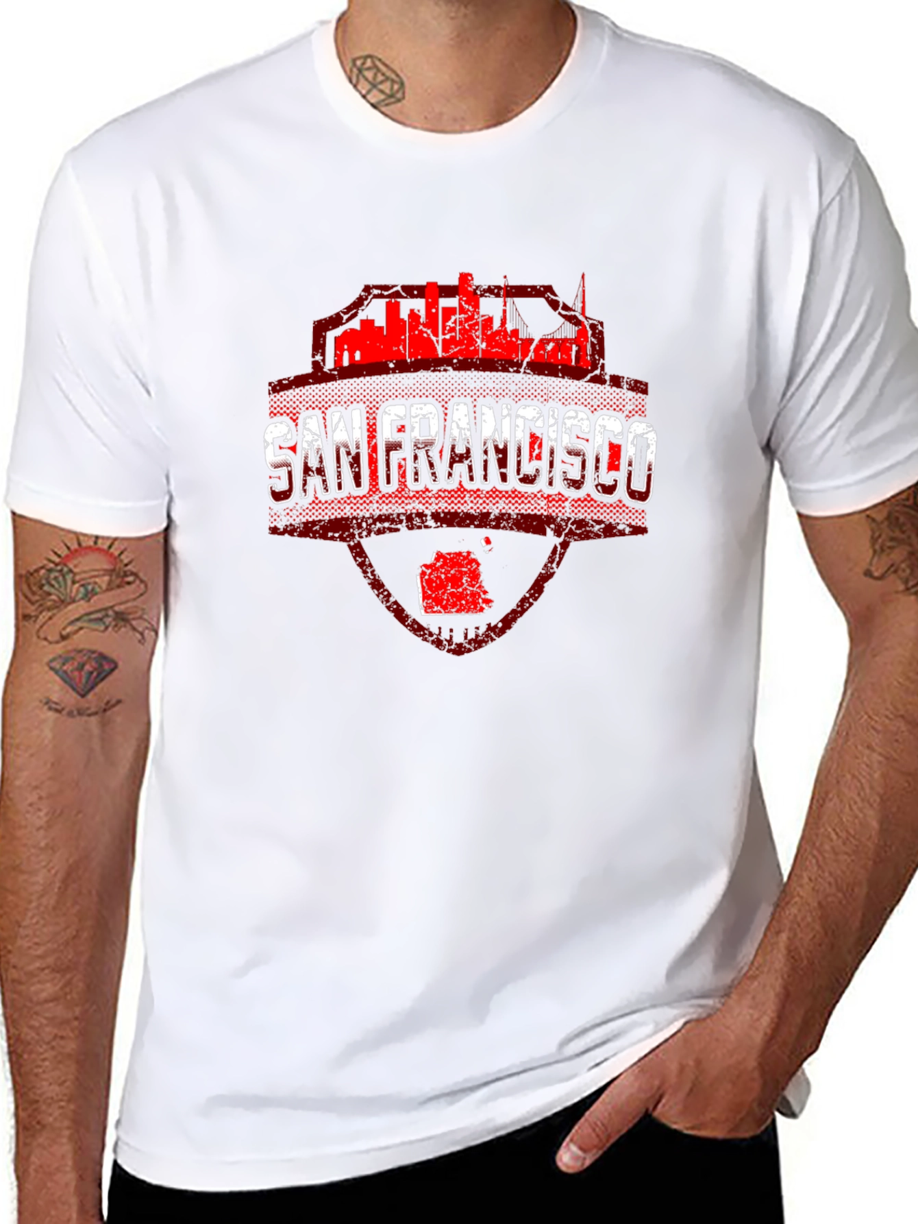 San Francisco Skyline Graphic T-Shirt