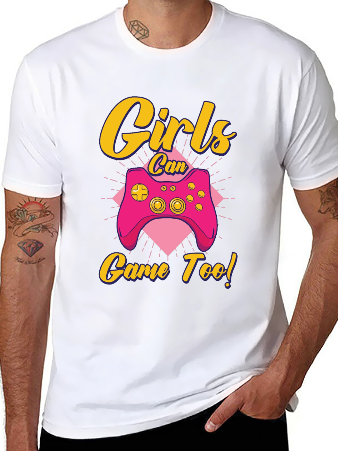 Girls Can Game Too! Gamer T-Shirt