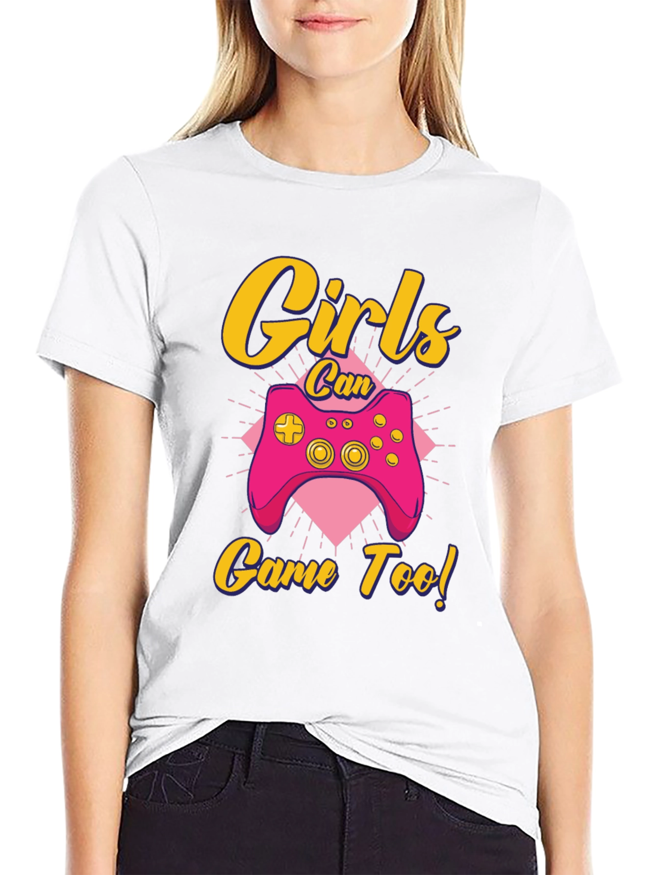 Girls Can Game Too! Gamer T-Shirt