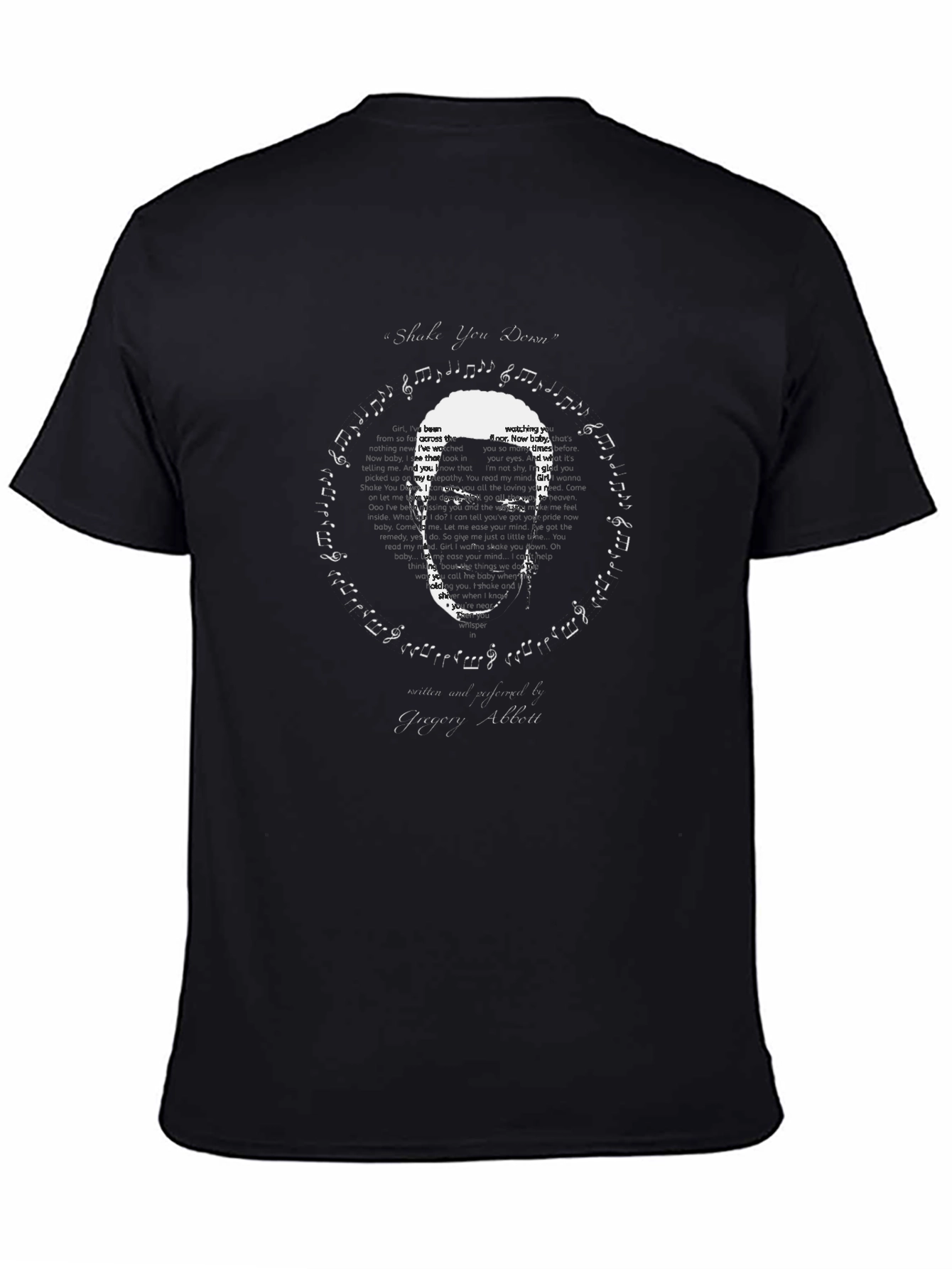 Gregory Abbott Shake You Down Black T-Shirt