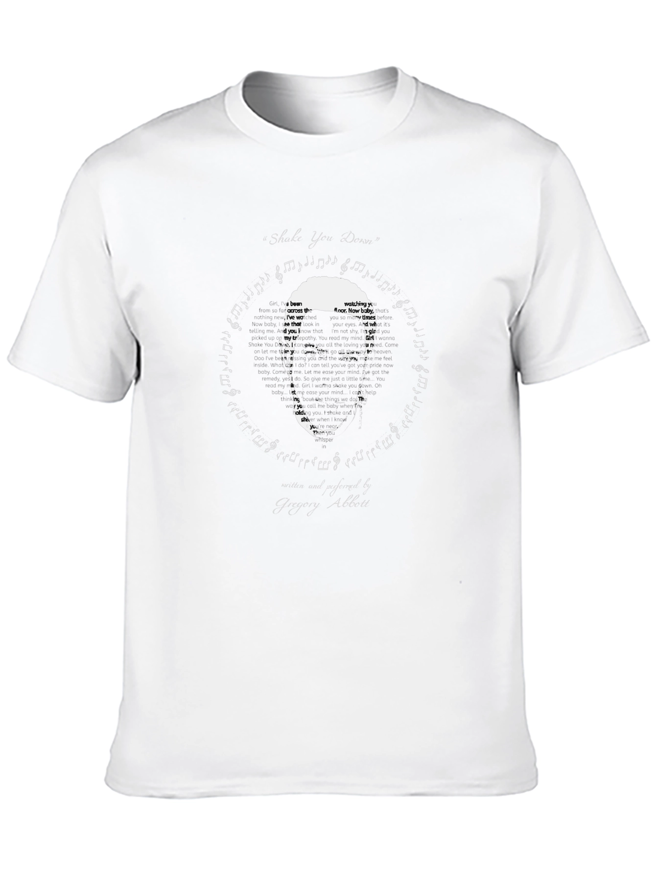 Gregory Abbott Shake You Down Black T-Shirt