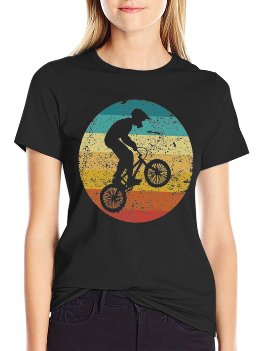 Retro BMX Rider Graphic Tee