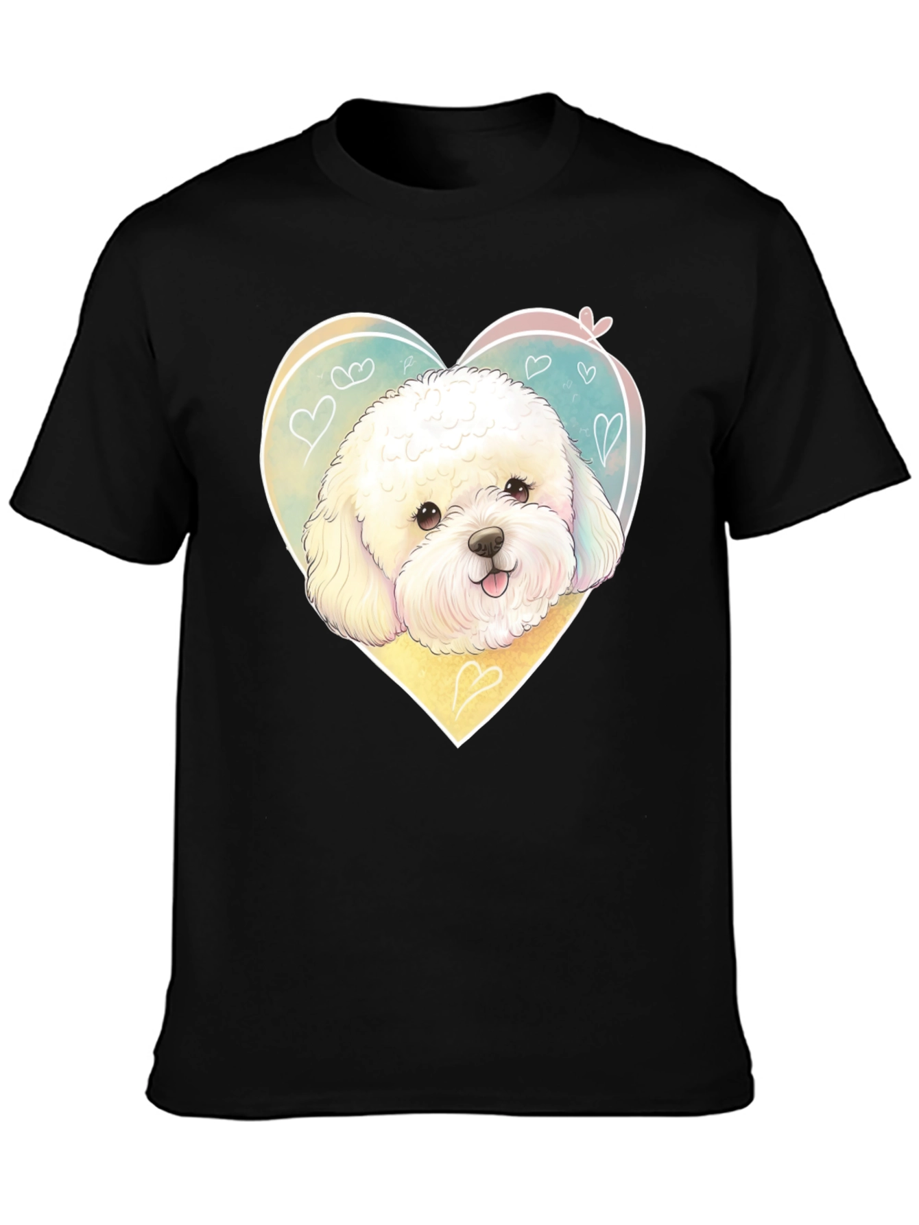 Cute Dog Heart T-Shirt - Pet Lover Tee