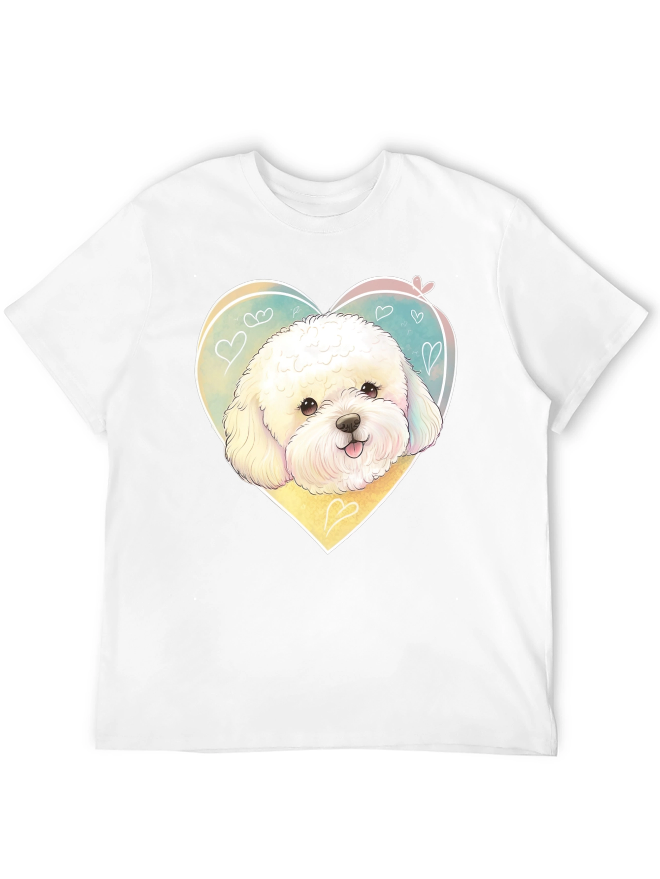Cute Dog Heart T-Shirt - Pet Lover Tee