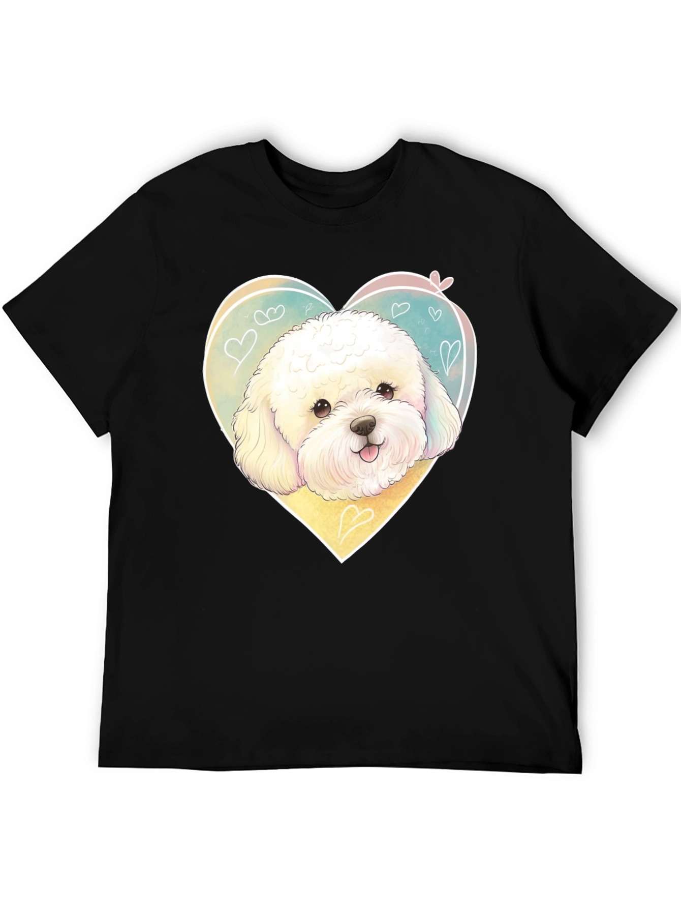 Cute Dog Heart T-Shirt - Pet Lover Tee