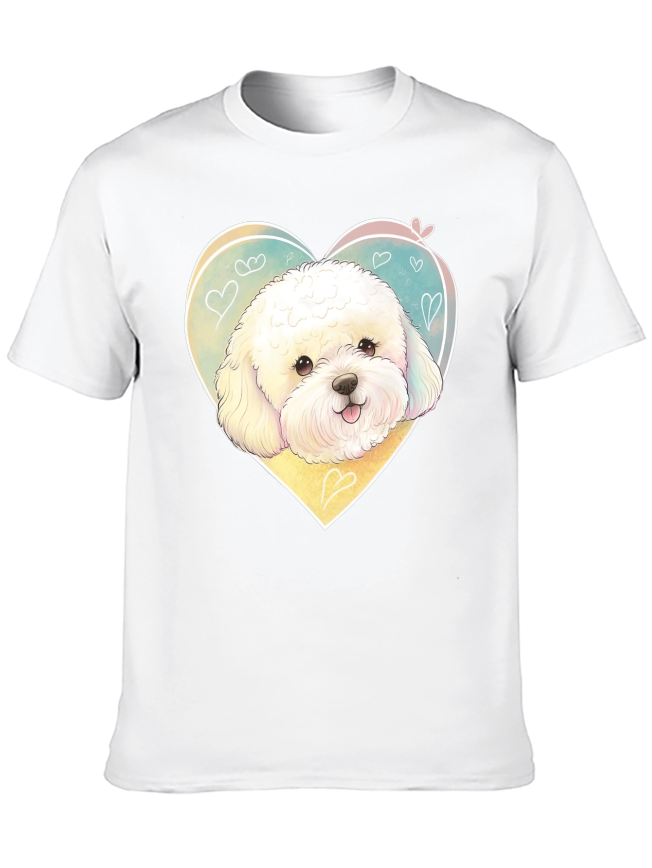 Cute Dog Heart T-Shirt - Pet Lover Tee