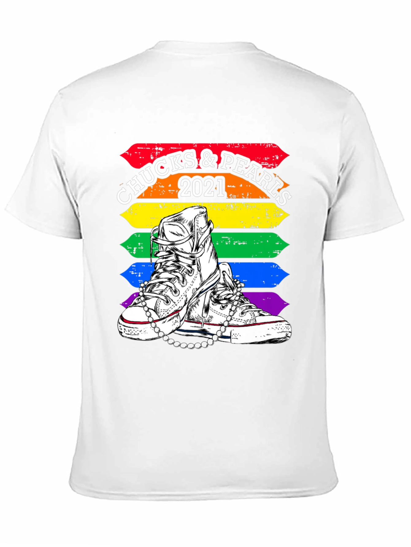 Chucks & Pearls 2021 Pride T-Shirt
