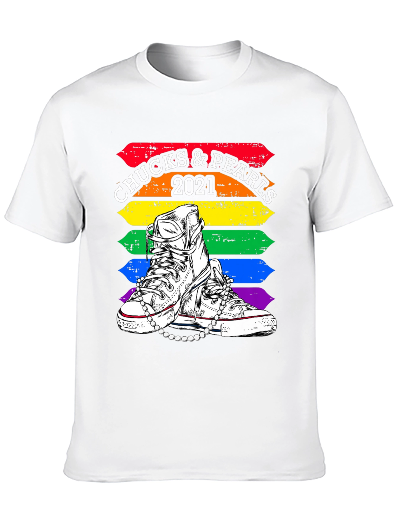 Chucks & Pearls 2021 Pride T-Shirt