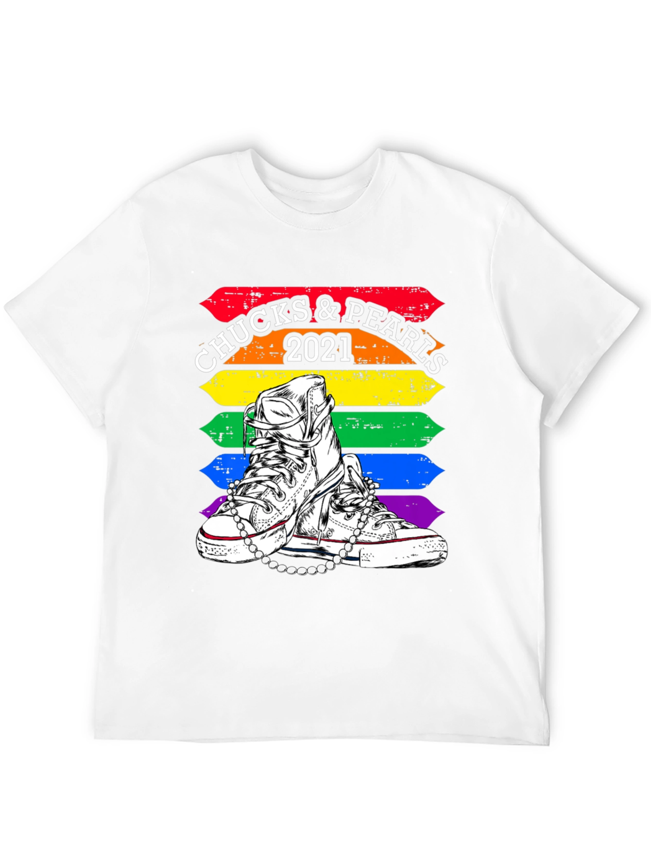 Chucks & Pearls 2021 Pride T-Shirt