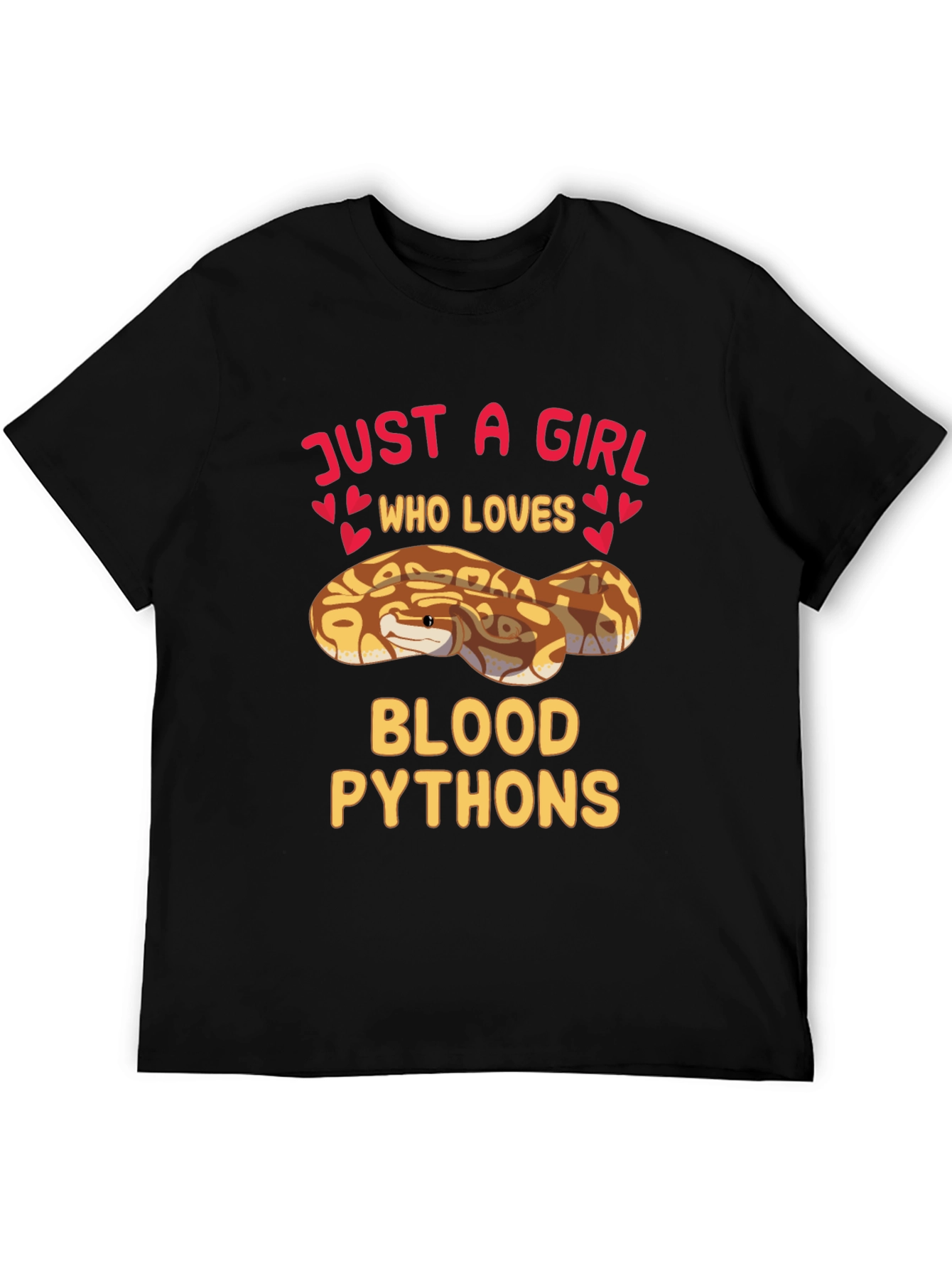 Just A Girl Who Loves Blood Pythons T-Shirt
