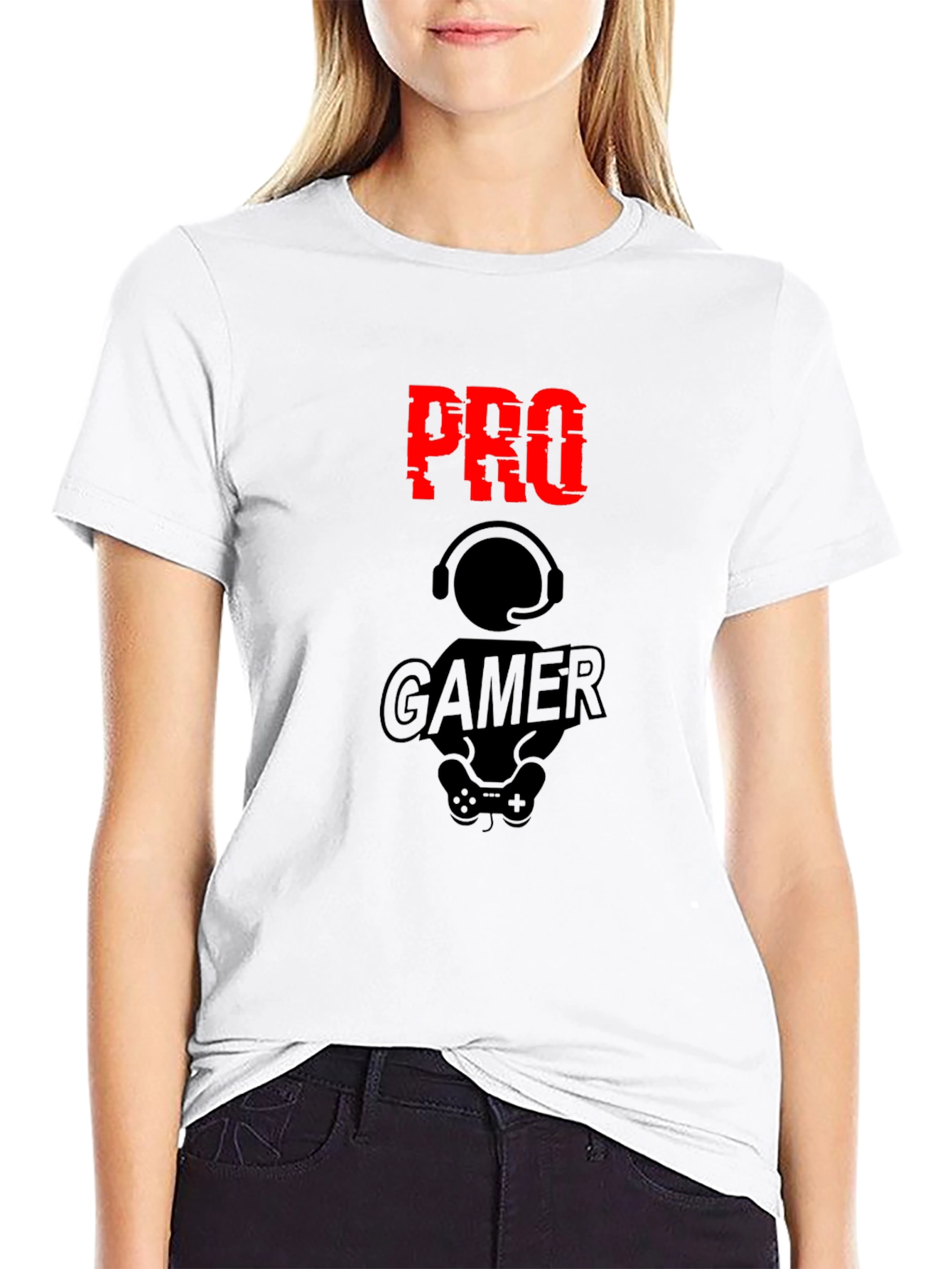 Pro Gamer Black Graphic T-Shirt