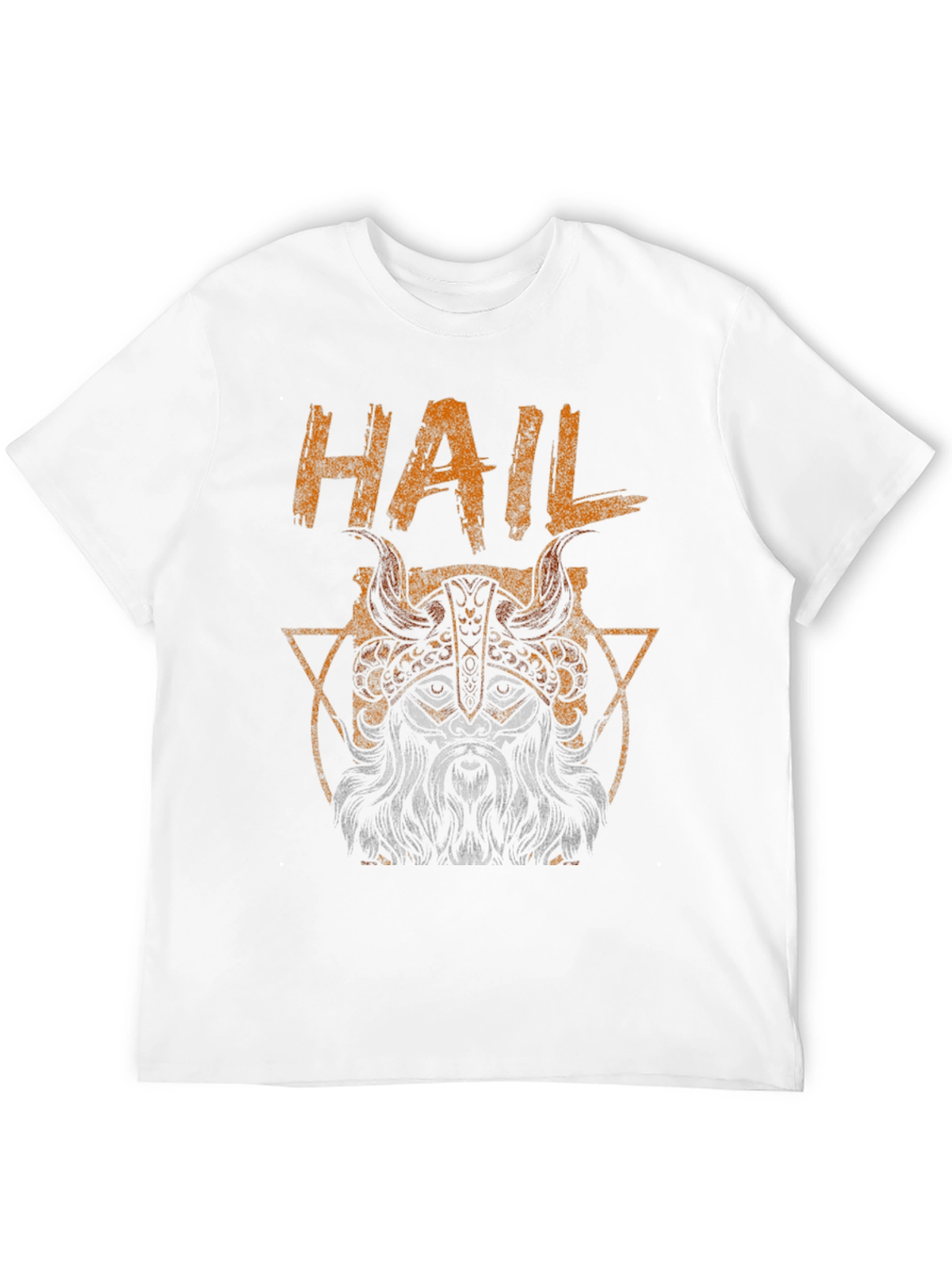 Hail Viking Graphic Tee - Black Cotton T-Shirt