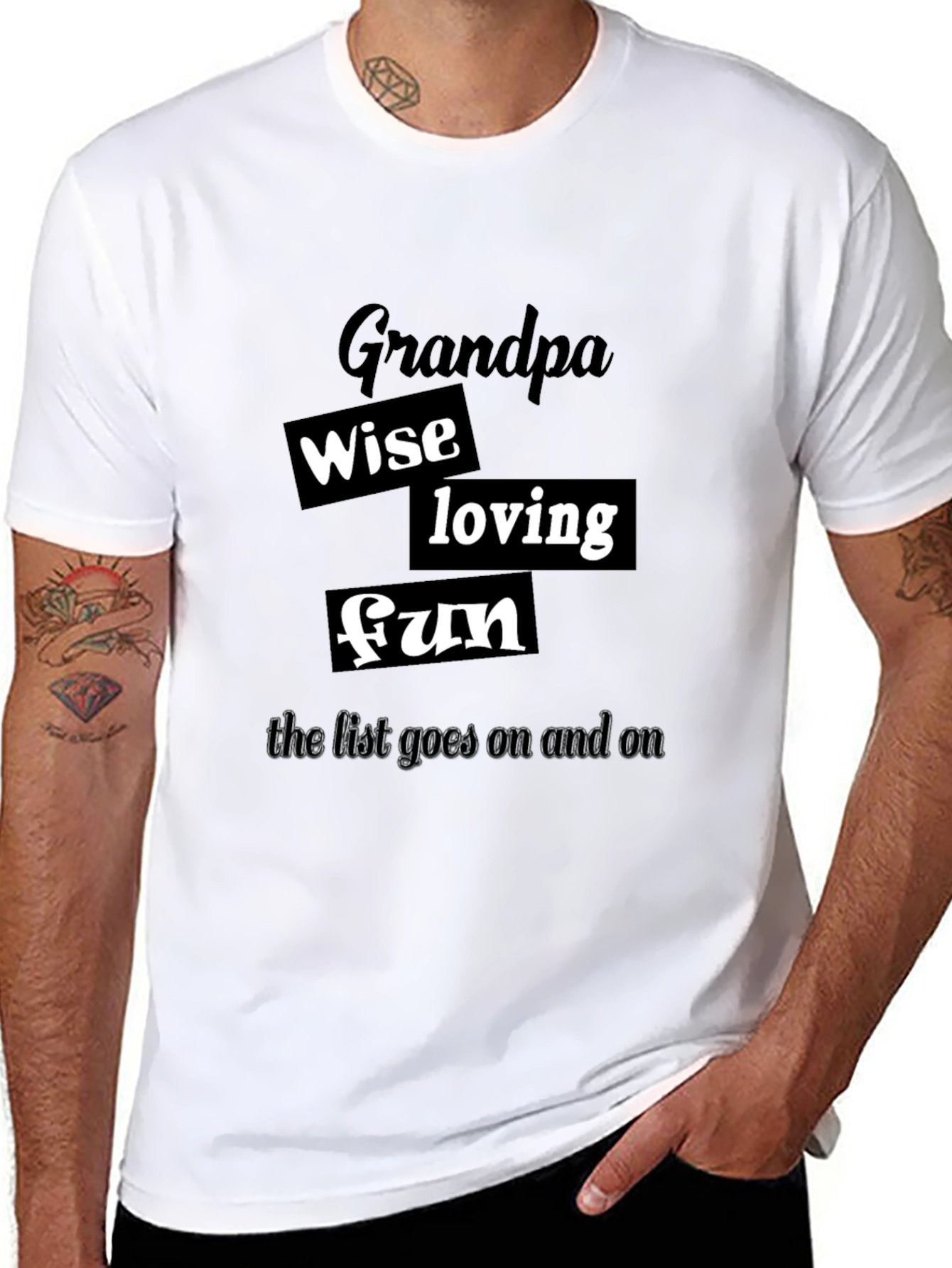 Grandpa Wise Loving Fun T-Shirt