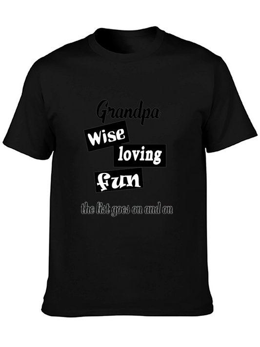 Grandpa Wise Loving Fun T-Shirt