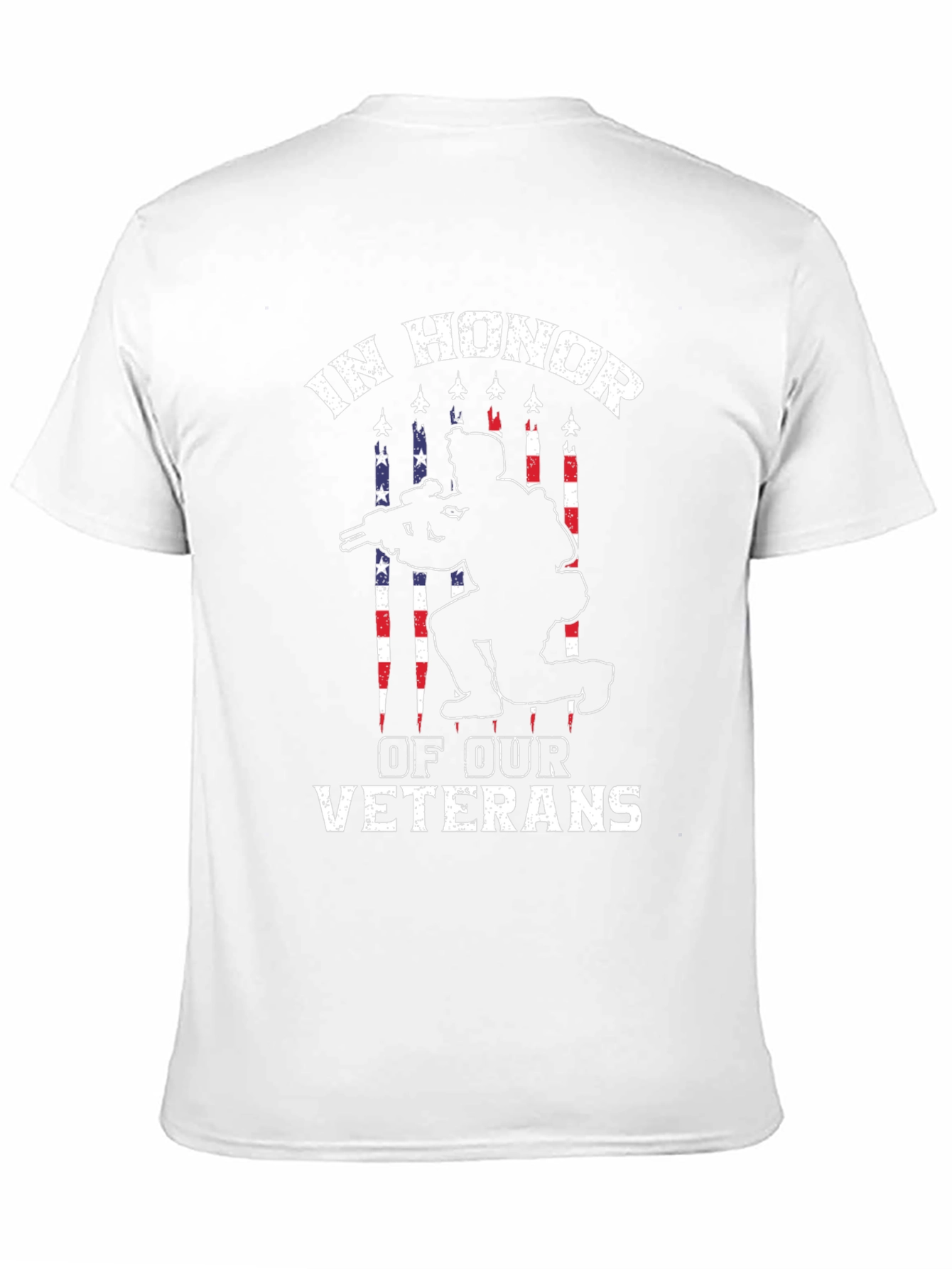 In Honor of Our Veterans Black T-Shirt