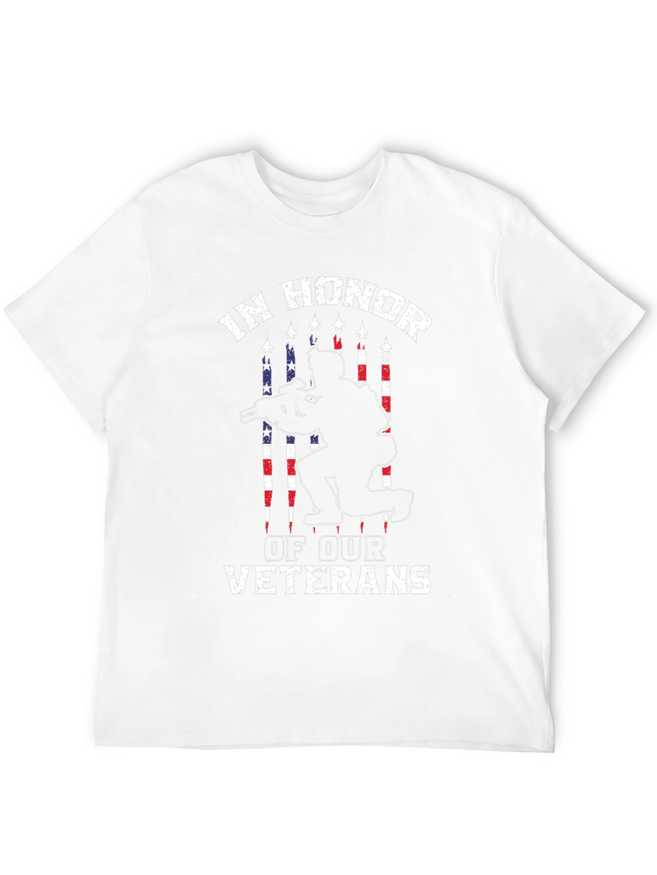 In Honor of Our Veterans Black T-Shirt