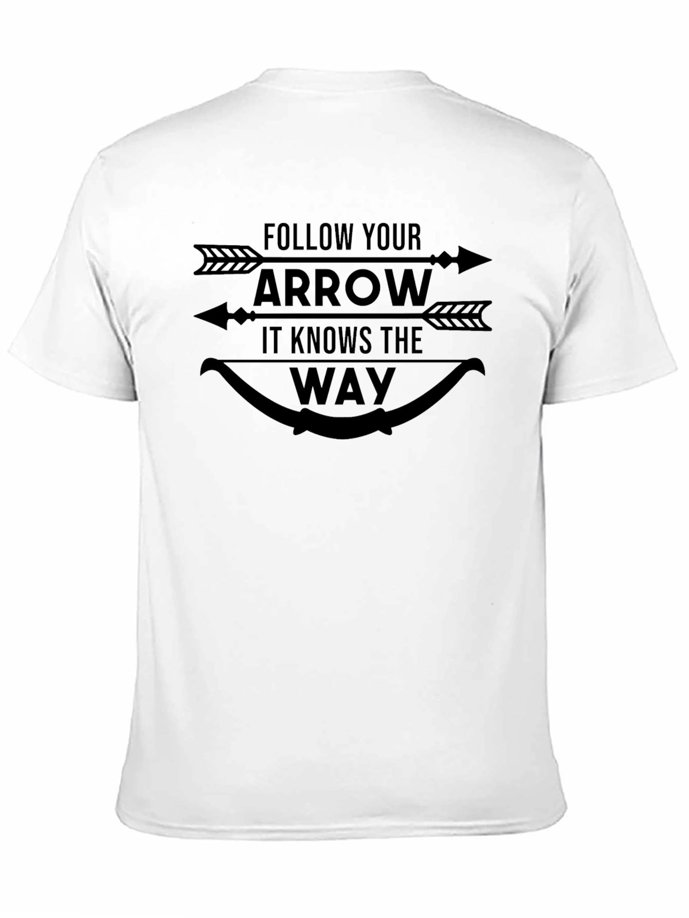 Follow Your Arrow Black Graphic Tee