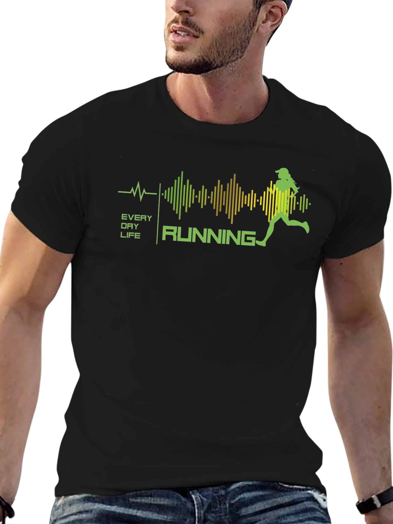 Everyday Running Black T-Shirt