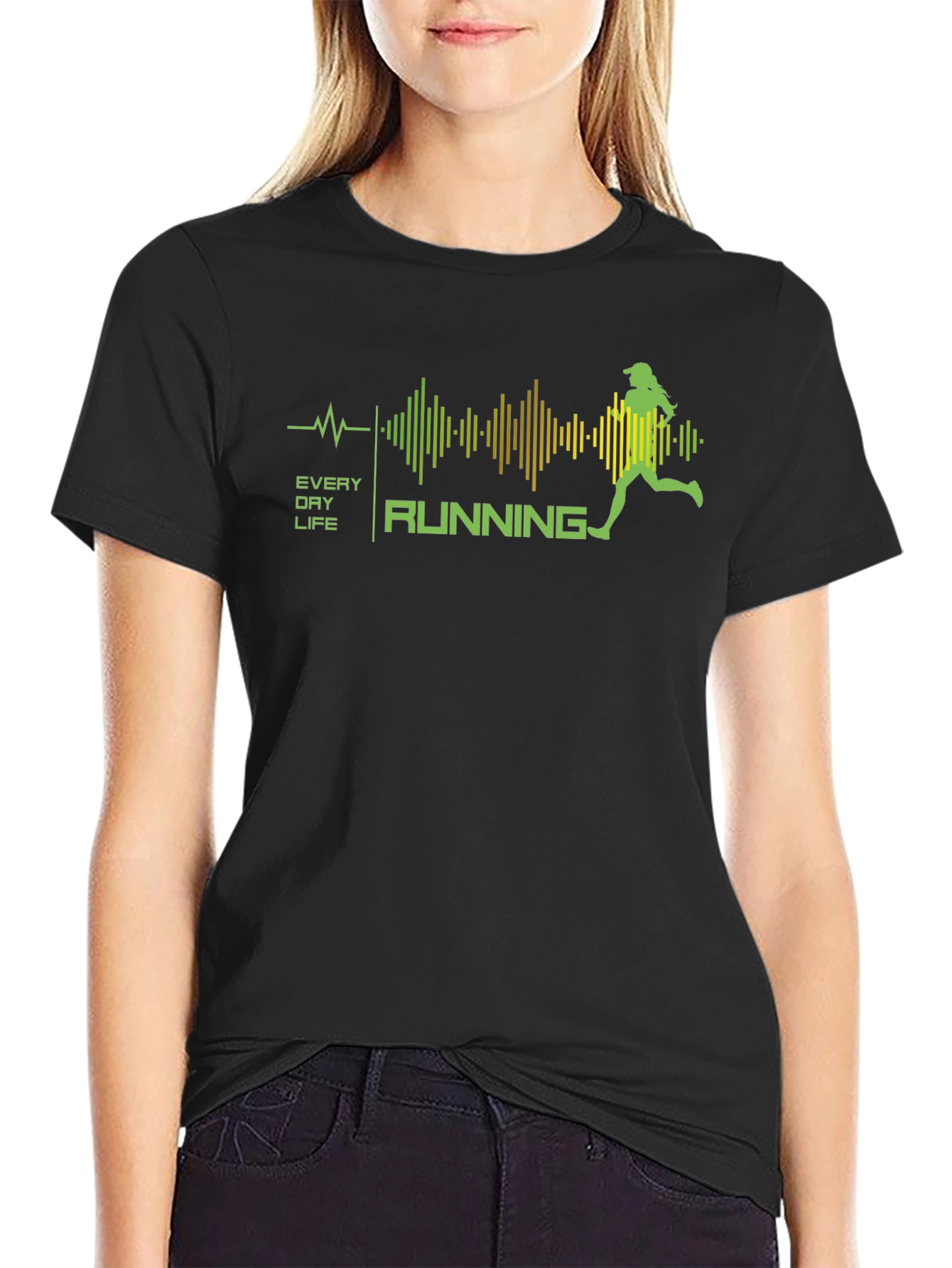 Everyday Running Black T-Shirt