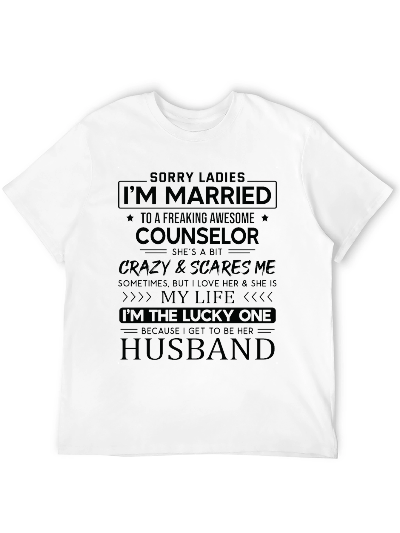 Married to a Counselor T-Shirt