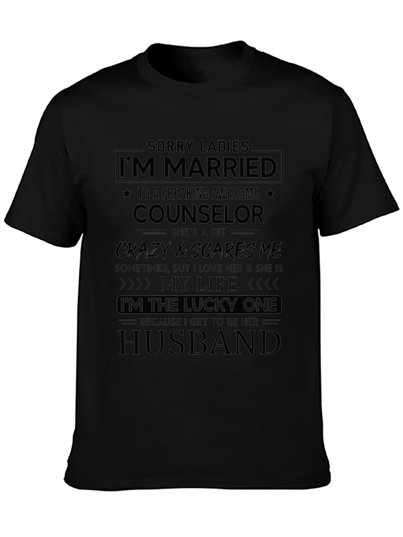Married to a Counselor T-Shirt