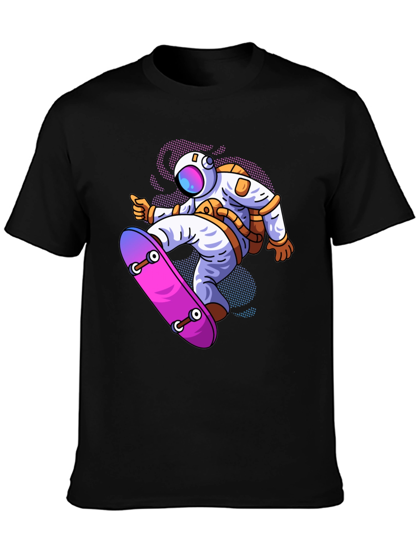 Astronaut Skateboard Graphic T-Shirt