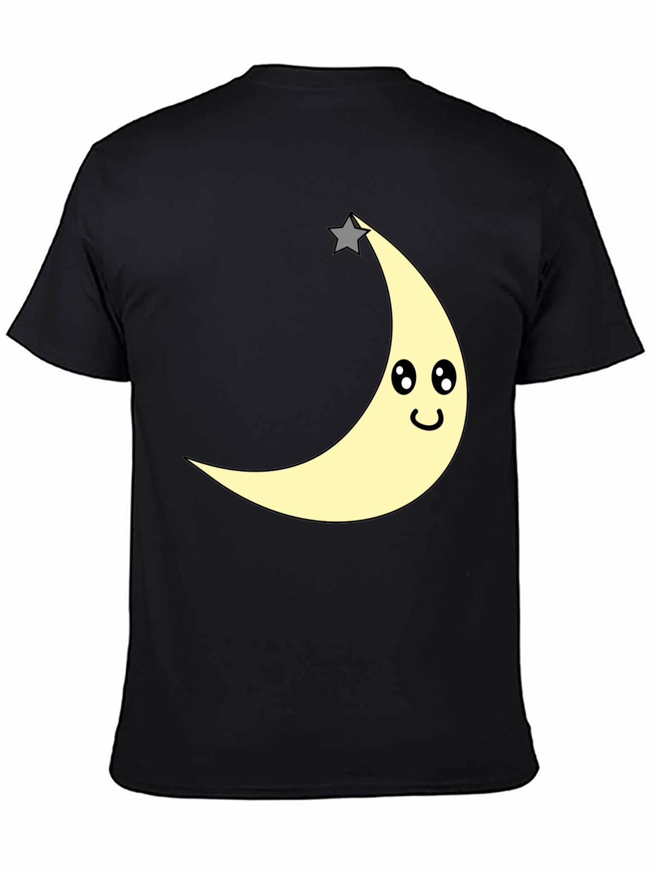 Moon and Star Graphic T-Shirt