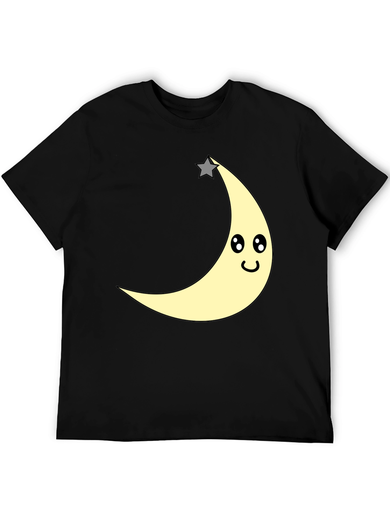 Moon and Star Graphic T-Shirt