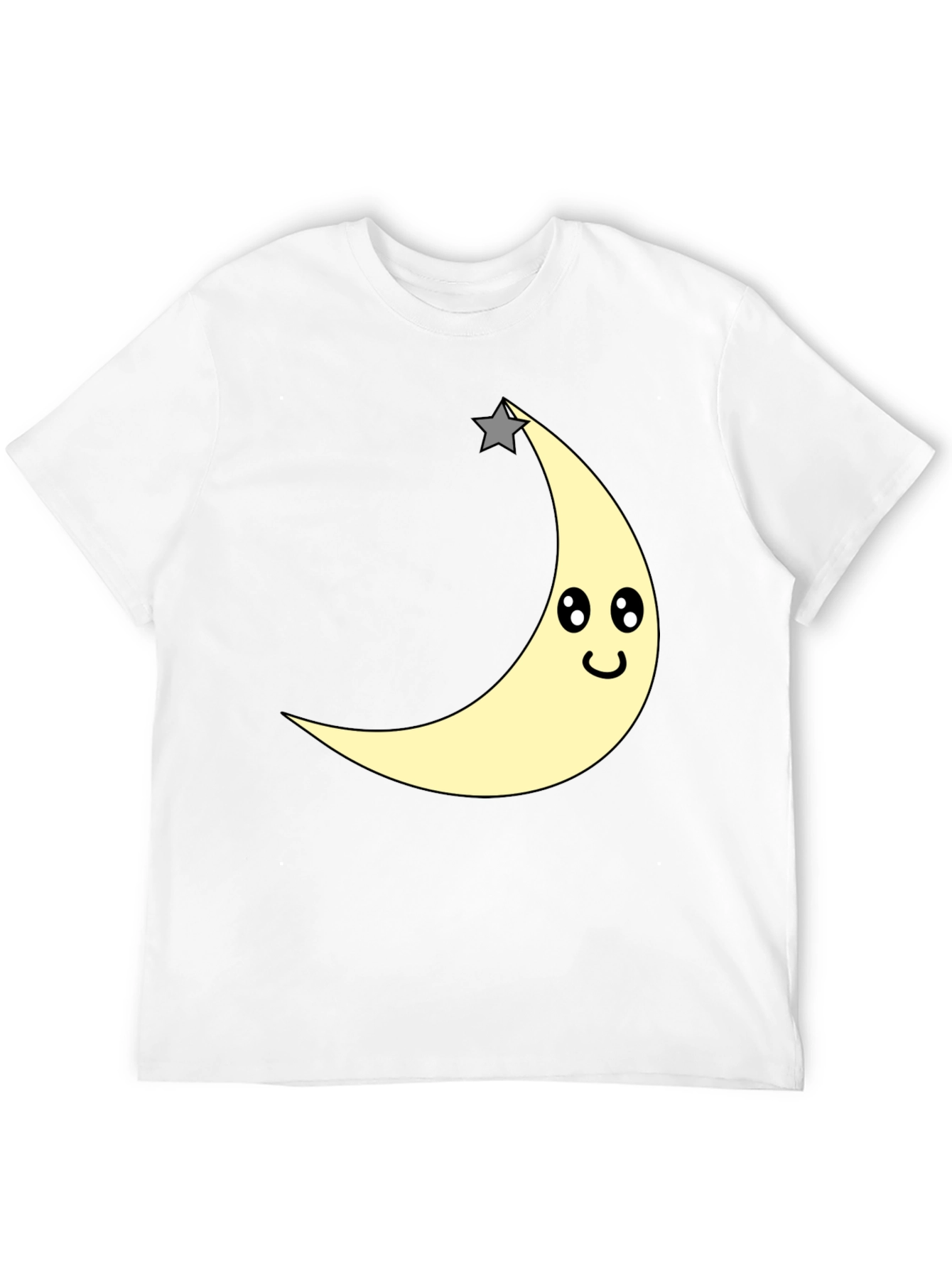 Moon and Star Graphic T-Shirt