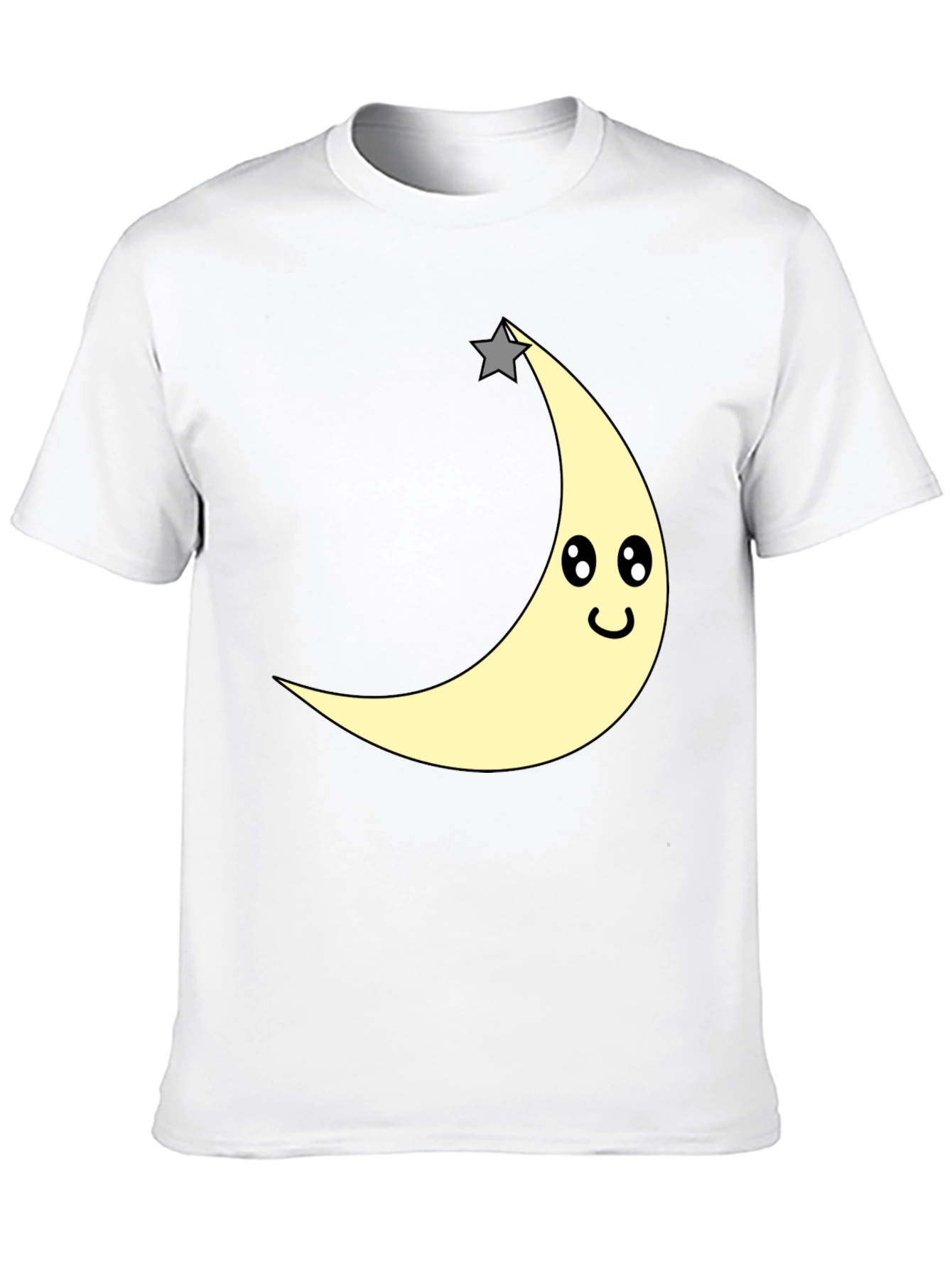 Moon and Star Graphic T-Shirt