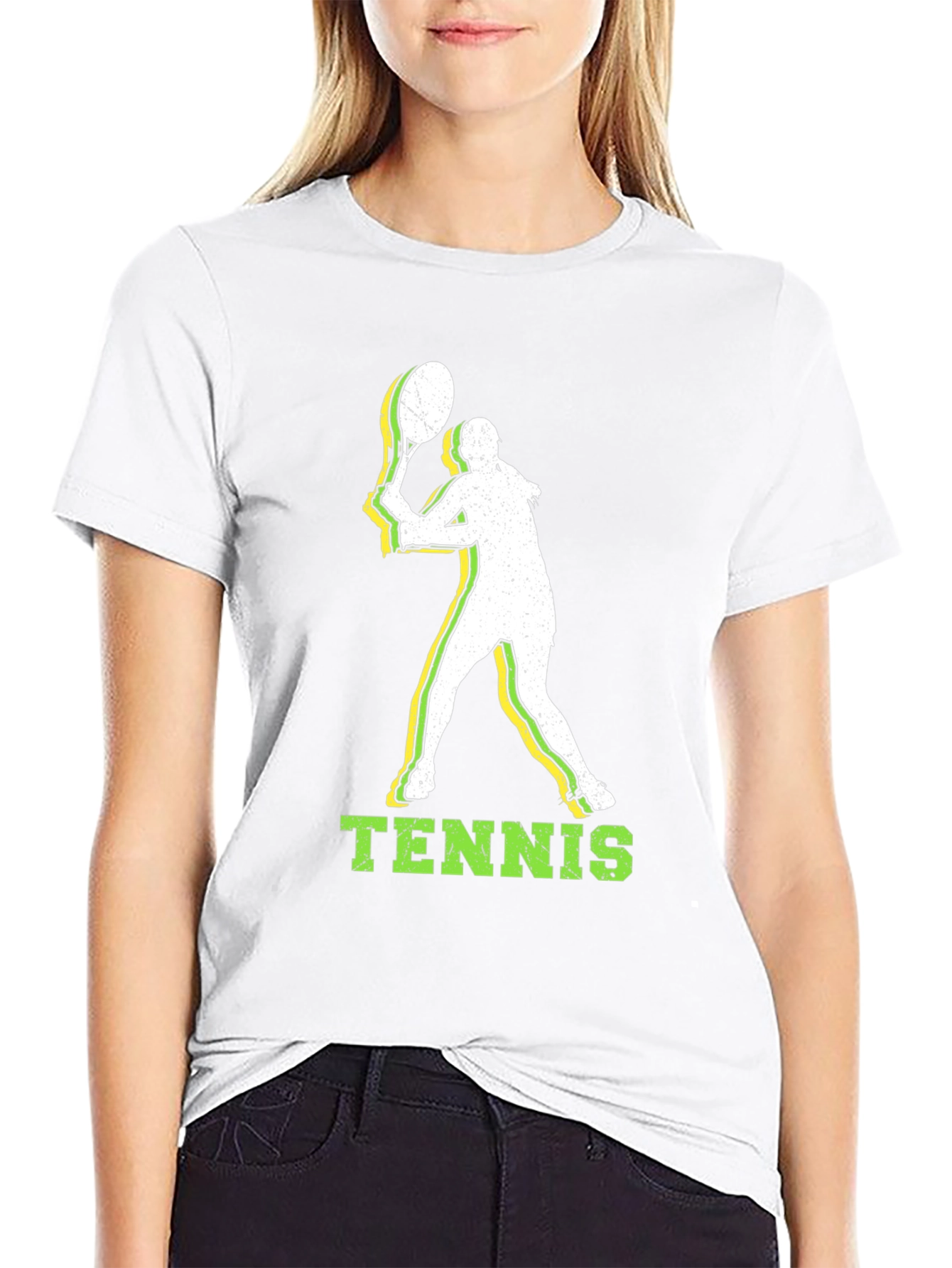 Tennis Player Graphic Tee - Stylish Sportswear