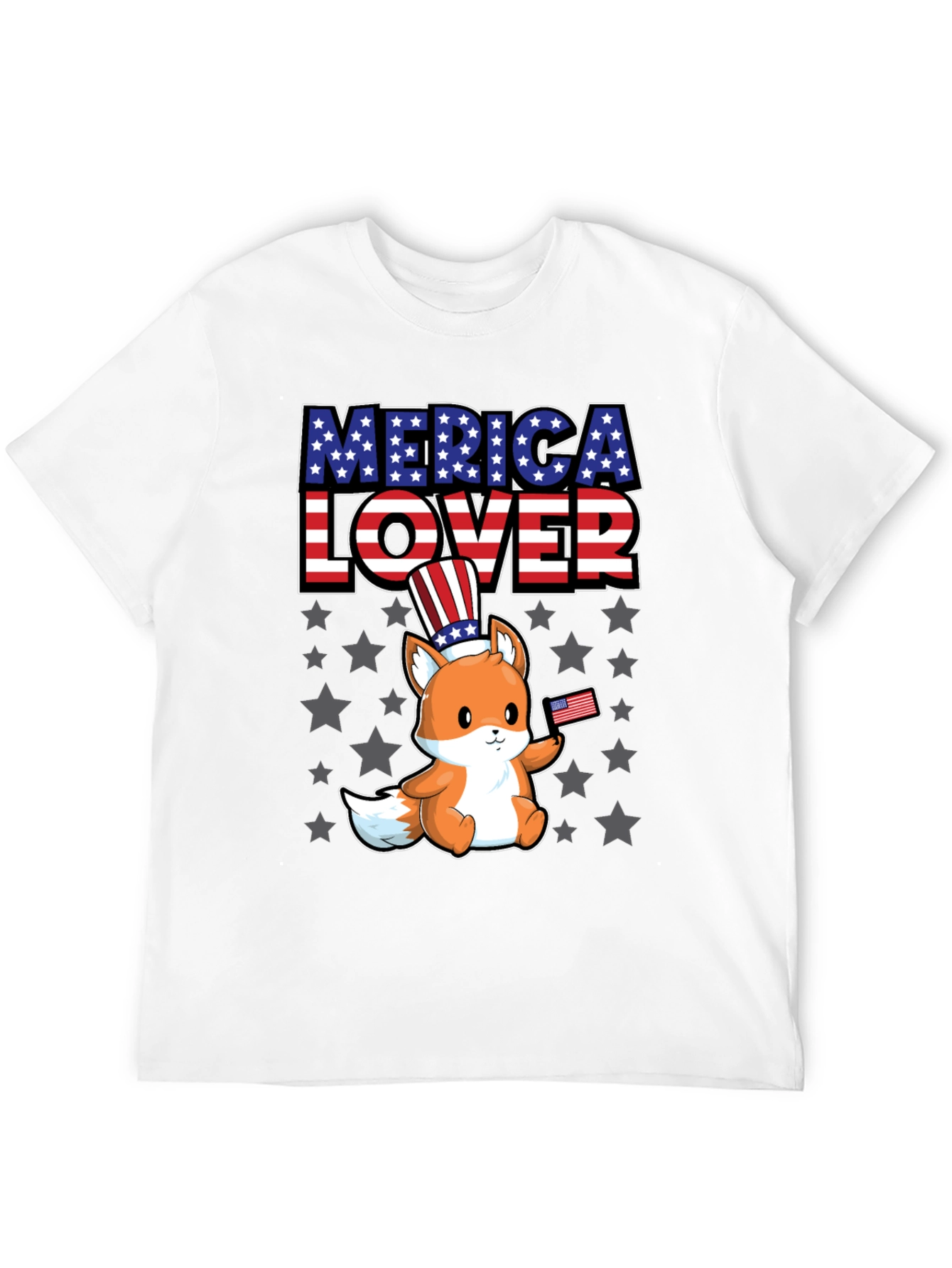 Merica Lover Fox T-Shirt