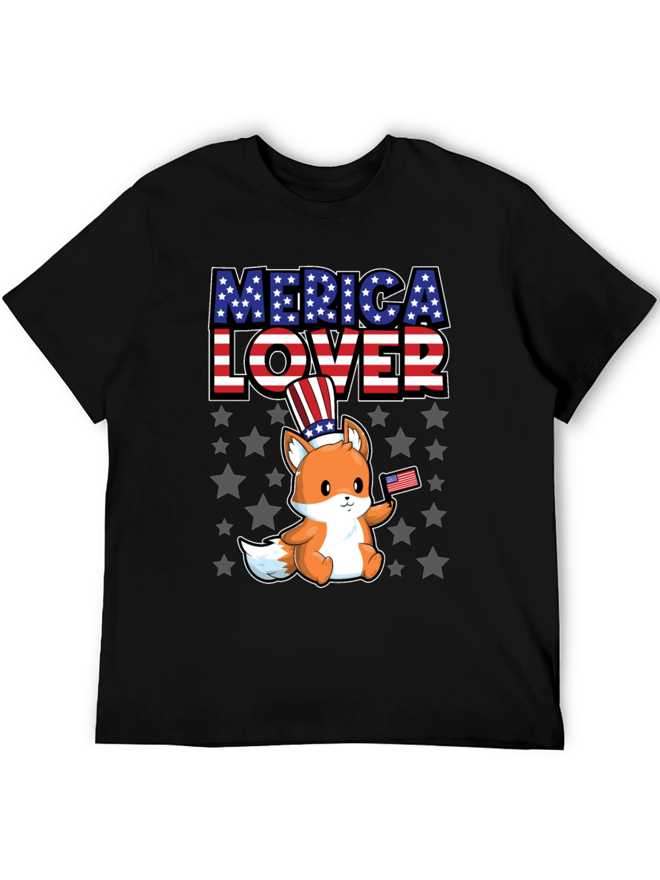 Merica Lover Fox T-Shirt