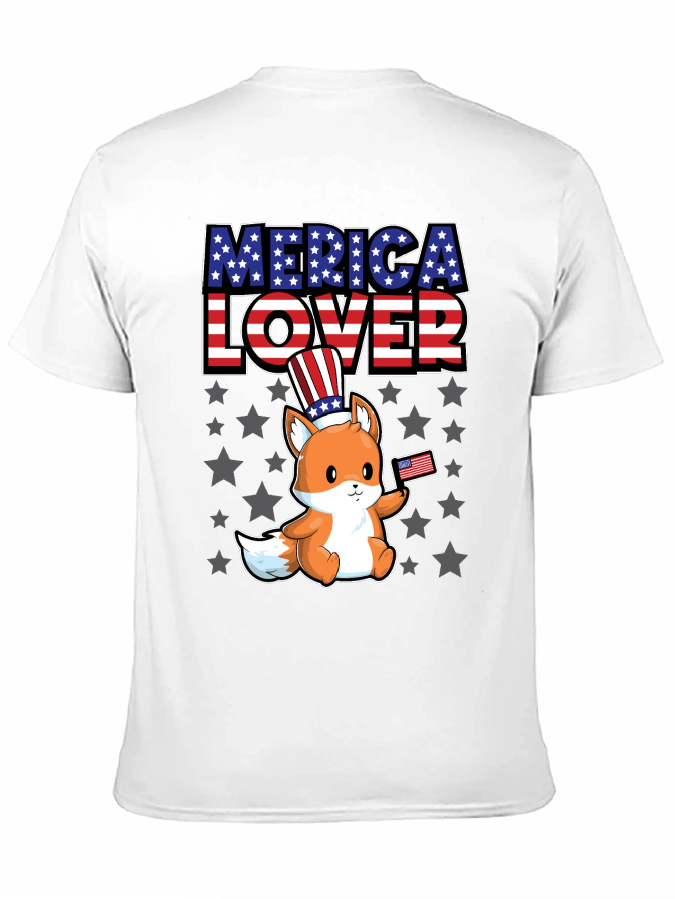 Merica Lover Fox T-Shirt