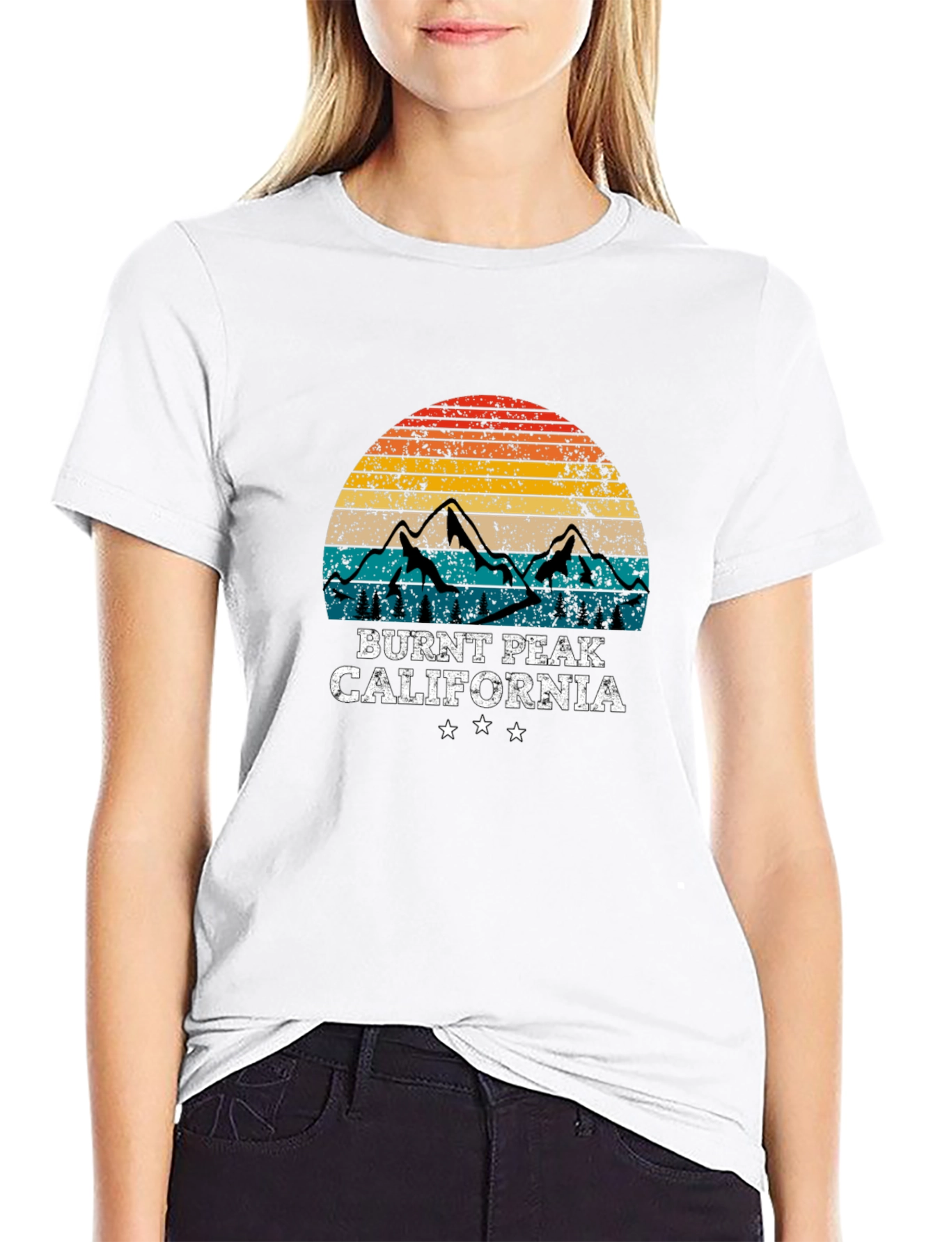 Burnt Peak California Retro Graphic Tee