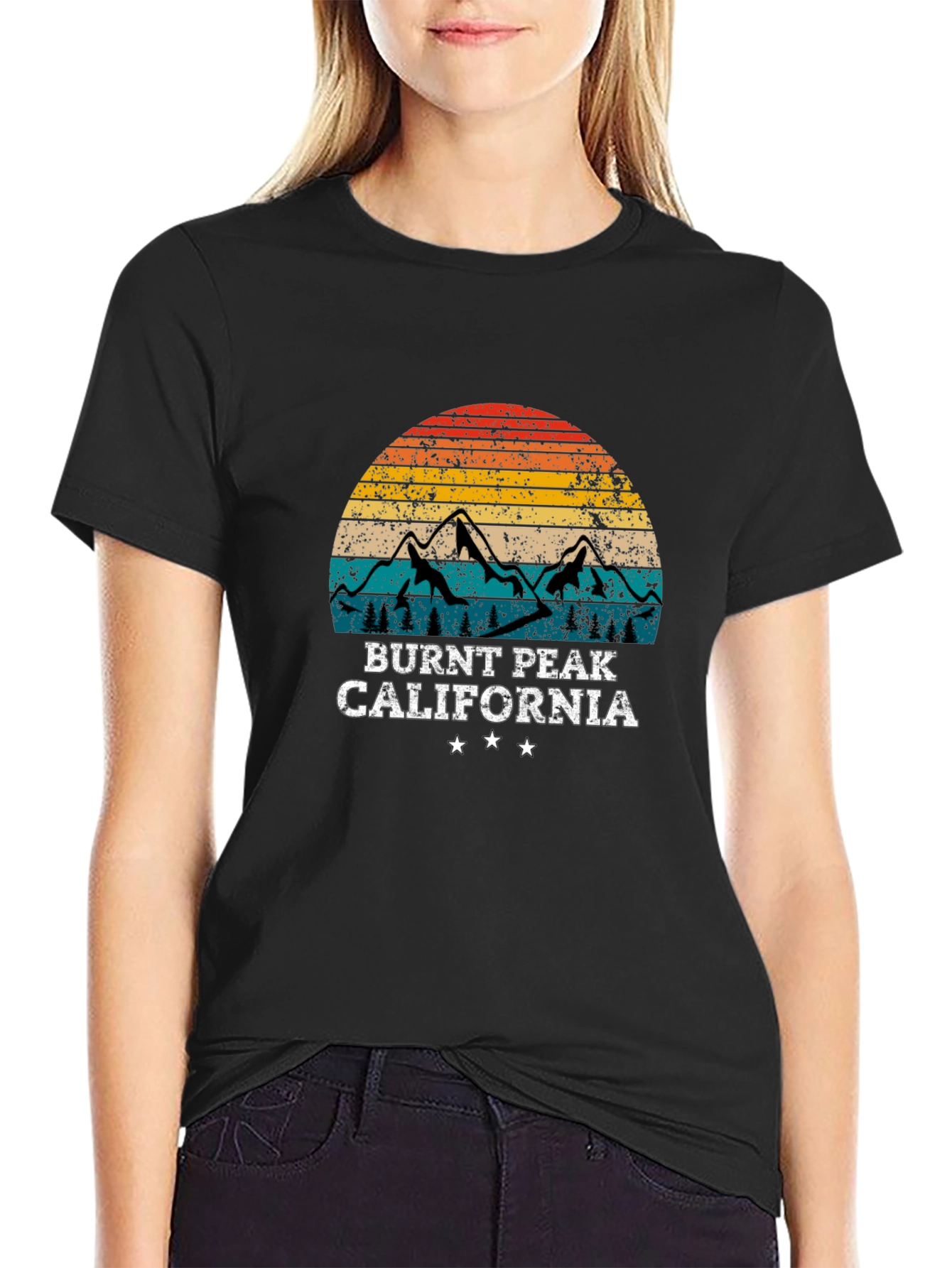 Burnt Peak California Retro Graphic Tee