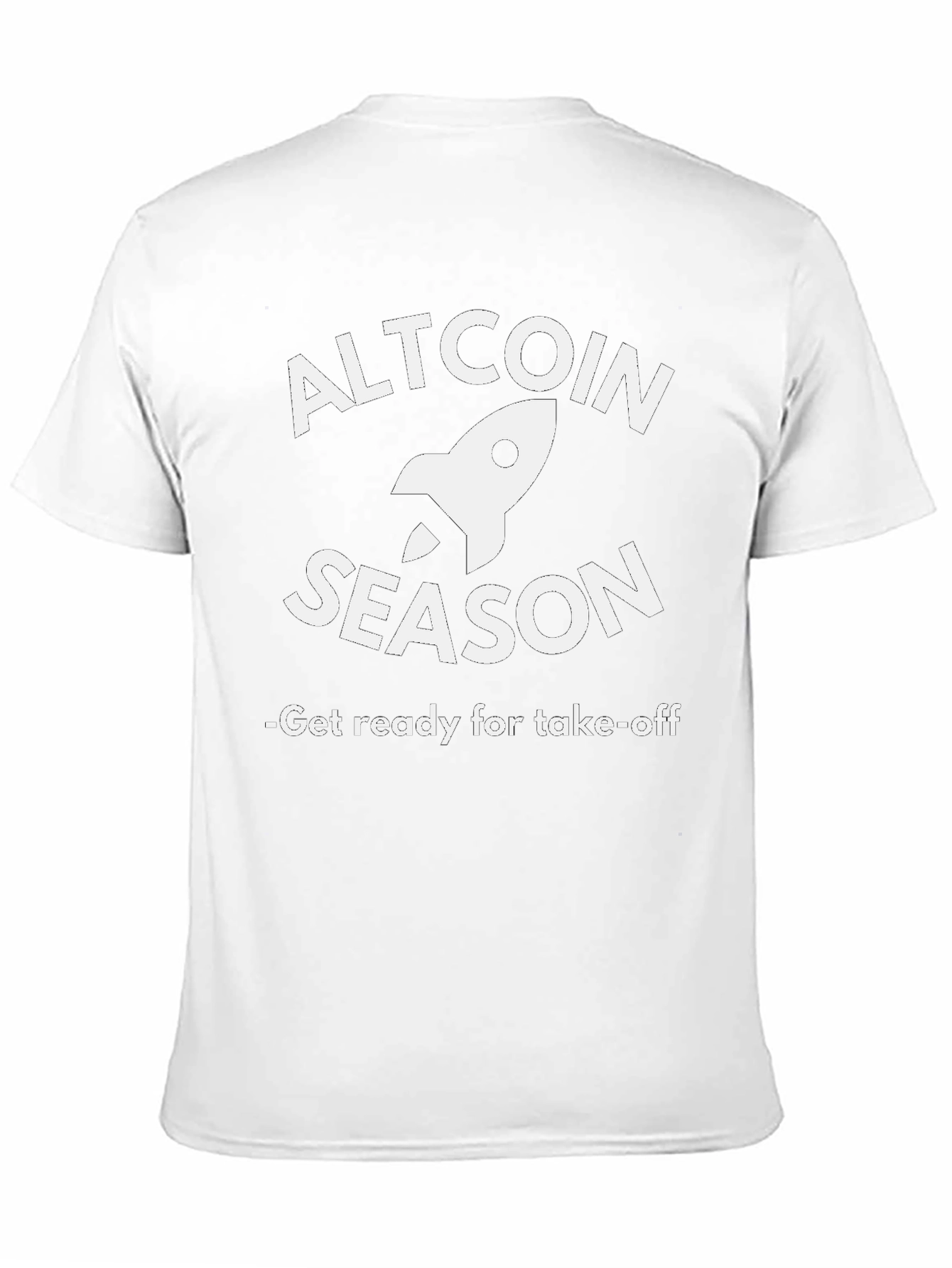 Altcoin Season Black T-Shirt: Get Ready for Take-Off!