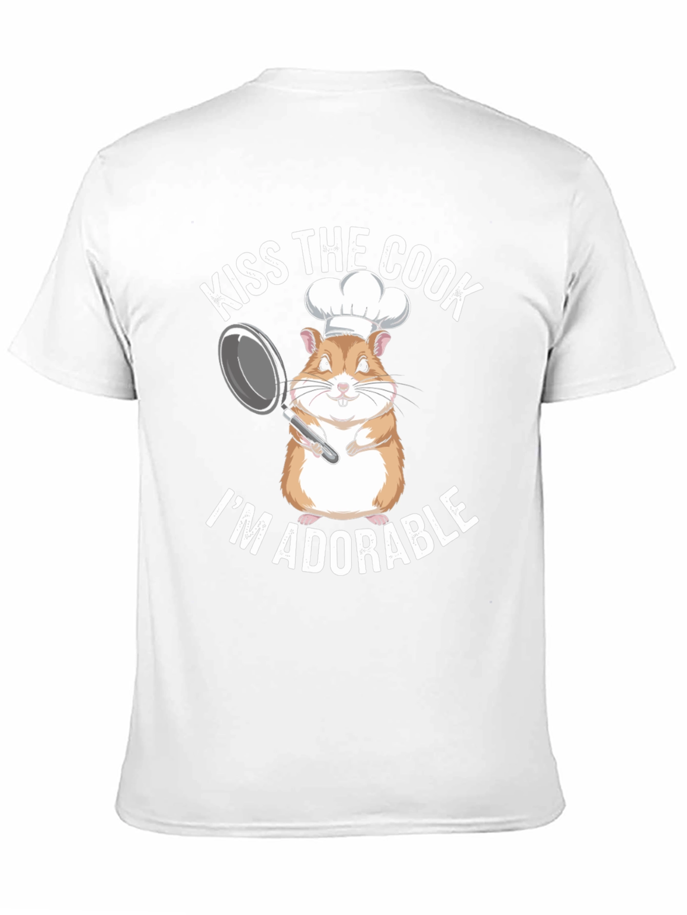 Kiss the Cook T-Shirt - Adorable Hamster Chef