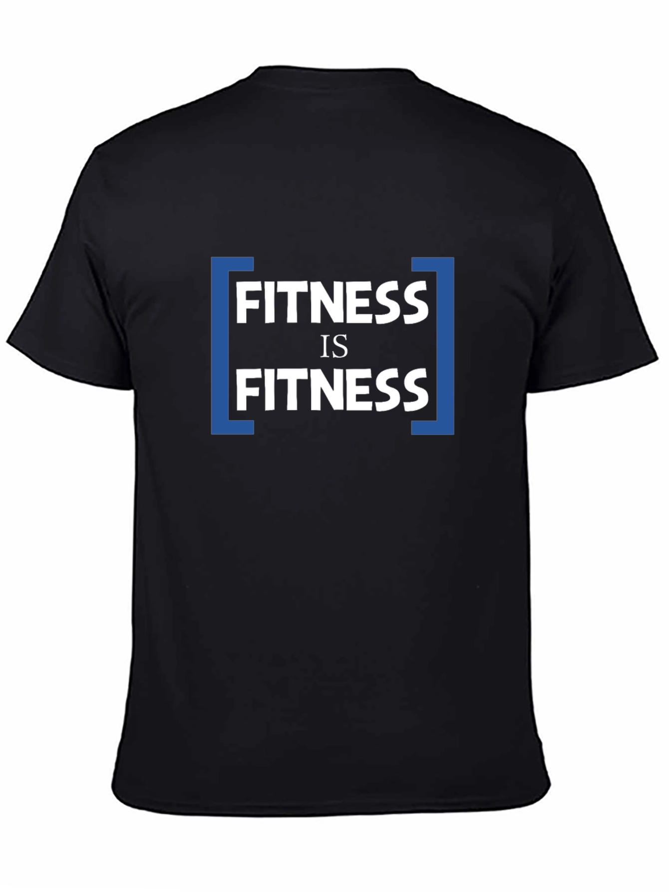 Fitness is Fitness Graphic T-Shirt - Black