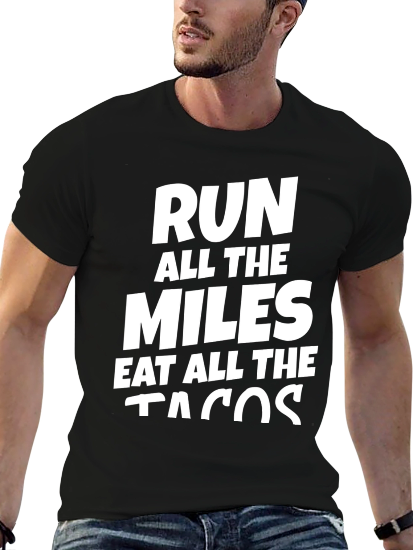 Run All The Miles Eat All The Tacos Tee