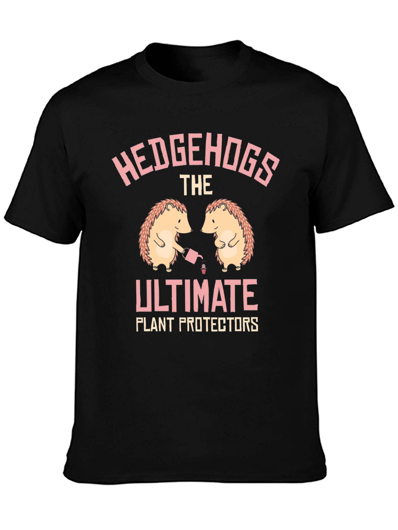 Hedgehog Plant Protector Graphic Tee