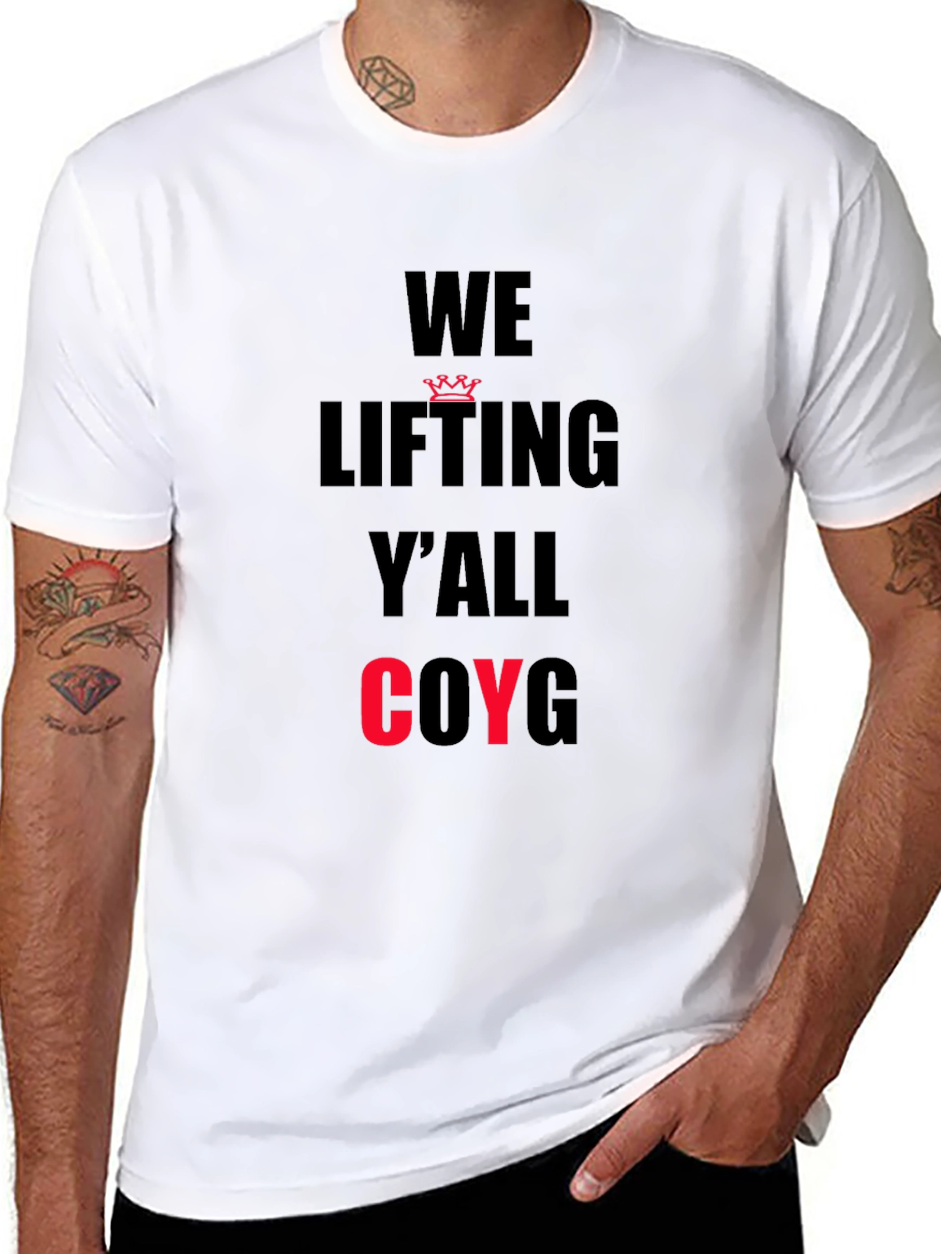 We Lifting Yall COYG T-Shirt