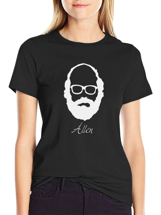 Allen Portrait Graphic T-Shirt - Black