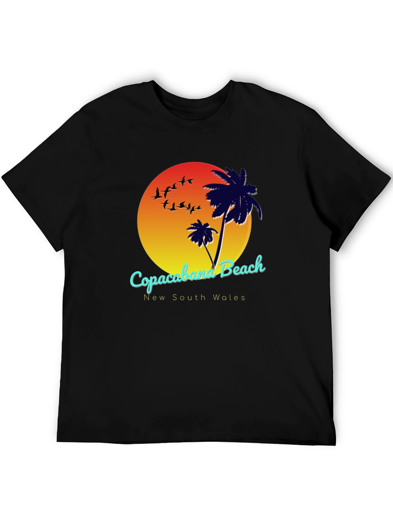 Copacabana Beach New South Wales Graphic T-Shirt