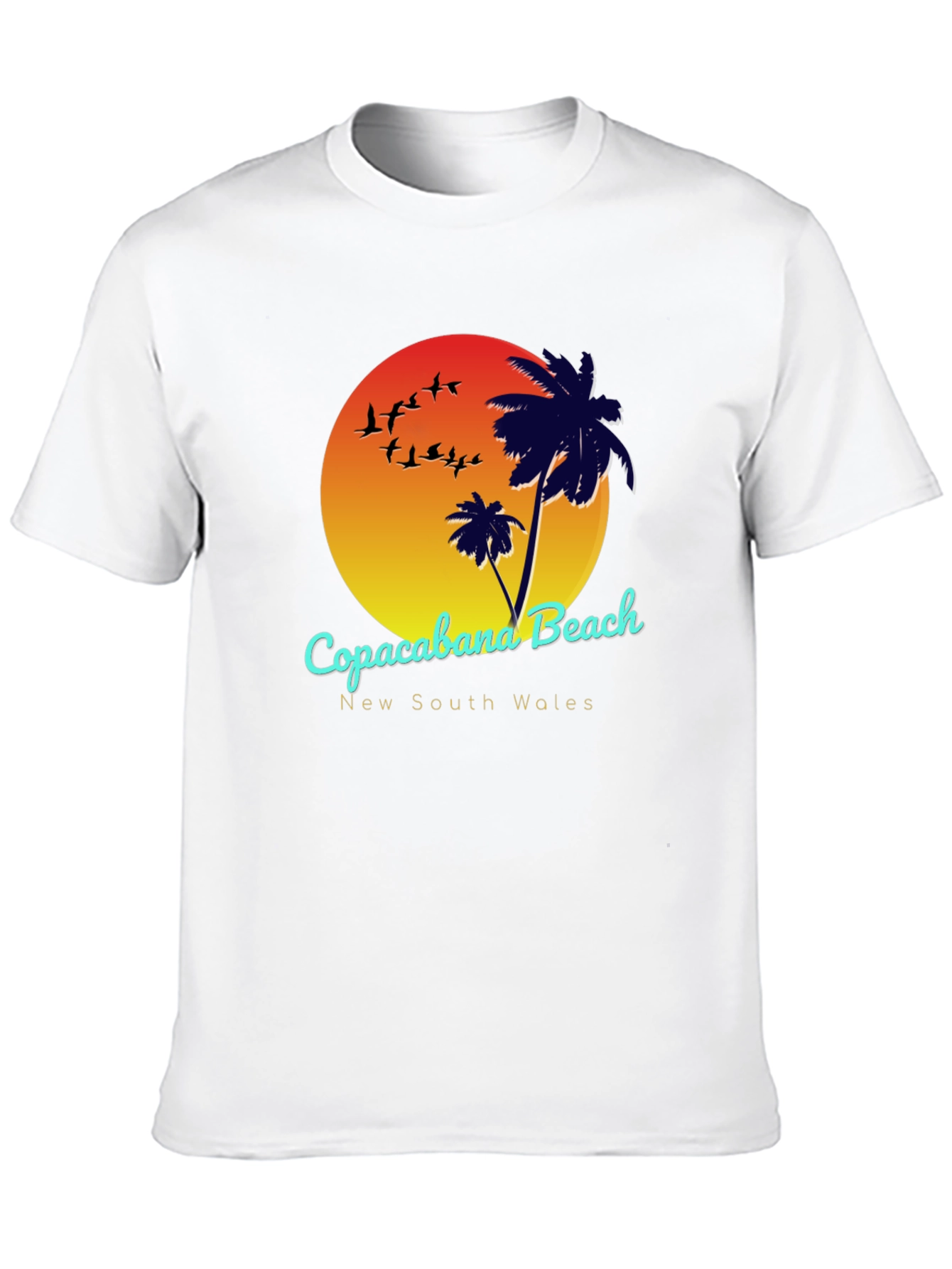 Copacabana Beach New South Wales Graphic T-Shirt