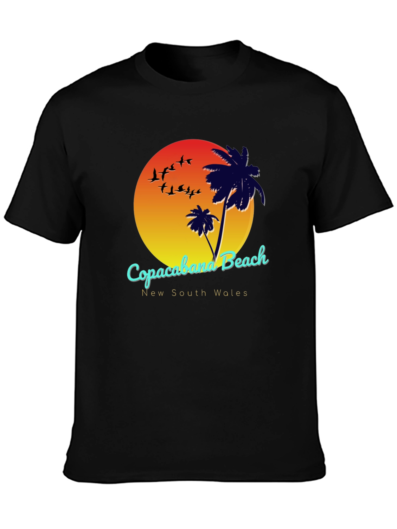 Copacabana Beach New South Wales Graphic T-Shirt
