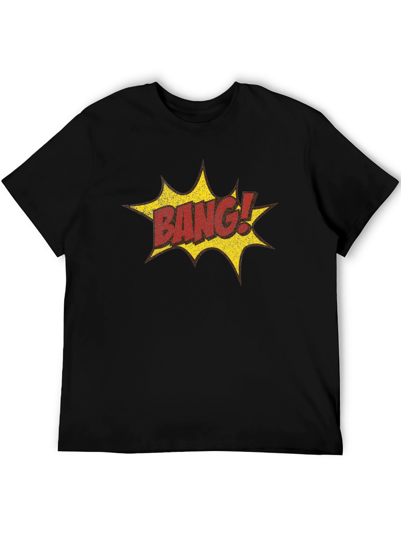 Bang! Graphic Print Black T-Shirt