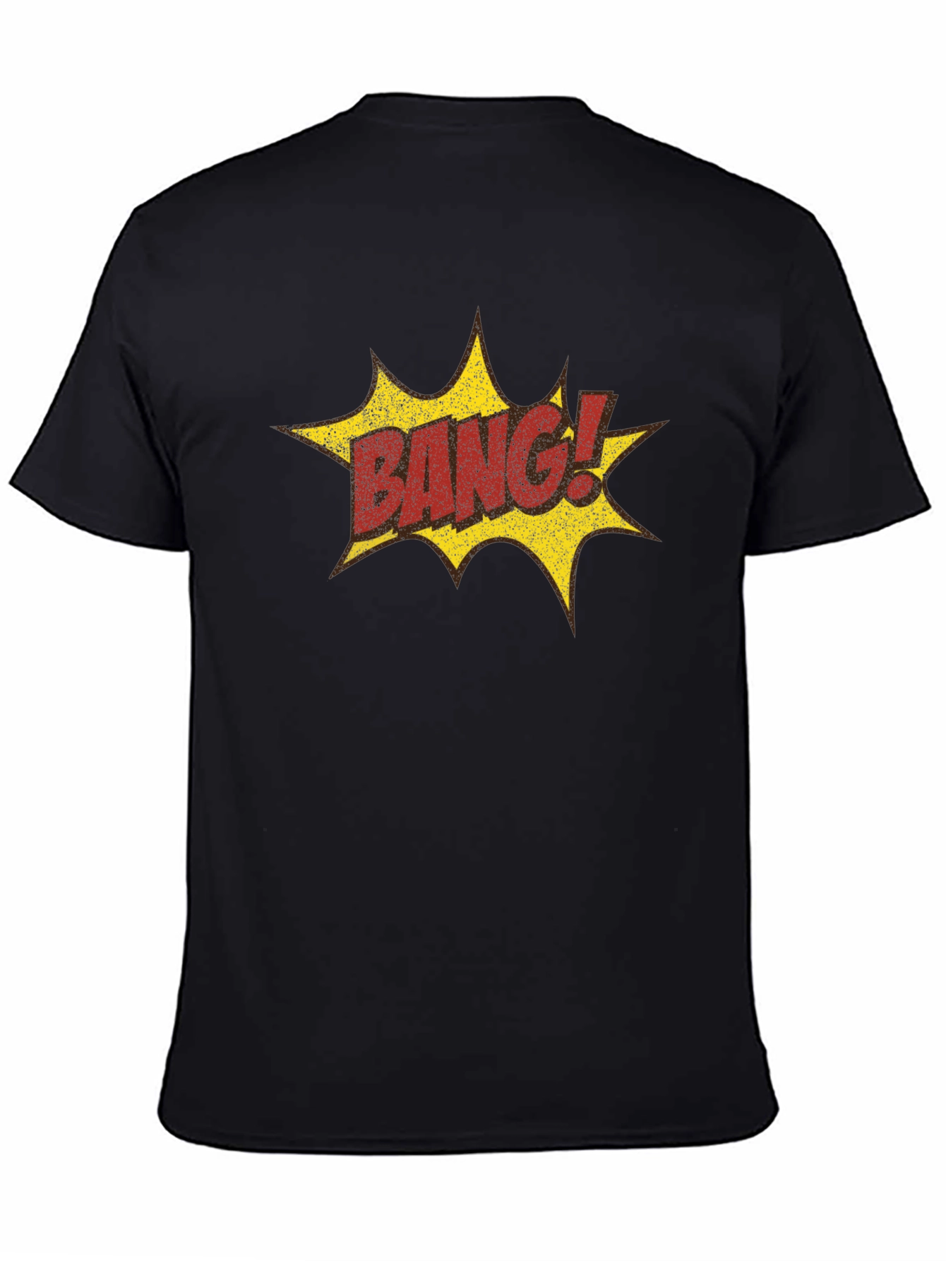 Bang! Graphic Print Black T-Shirt