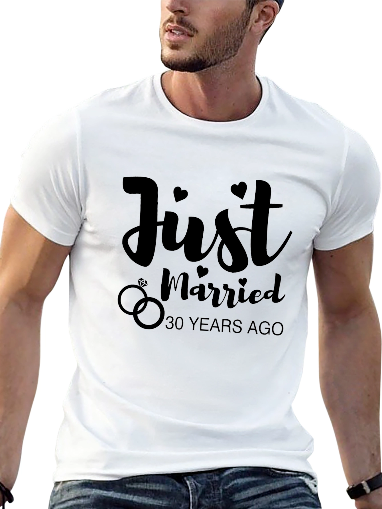 Just Married 30 Years Ago Graphic Tee
